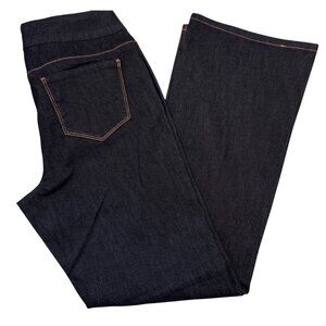 Reitmans Jeans Dark Wash Petite Bootcut Pull On Size 10P Casual Professional